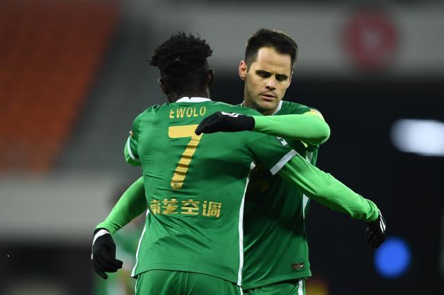 【中超】埃沃洛弗兰克建功 浙江2比0国安继续排第三